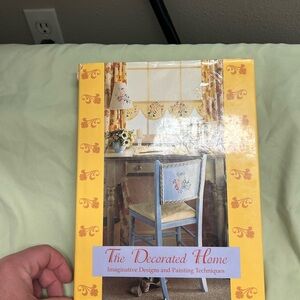 The Decorated Home - Yellow Decorative Book Cover